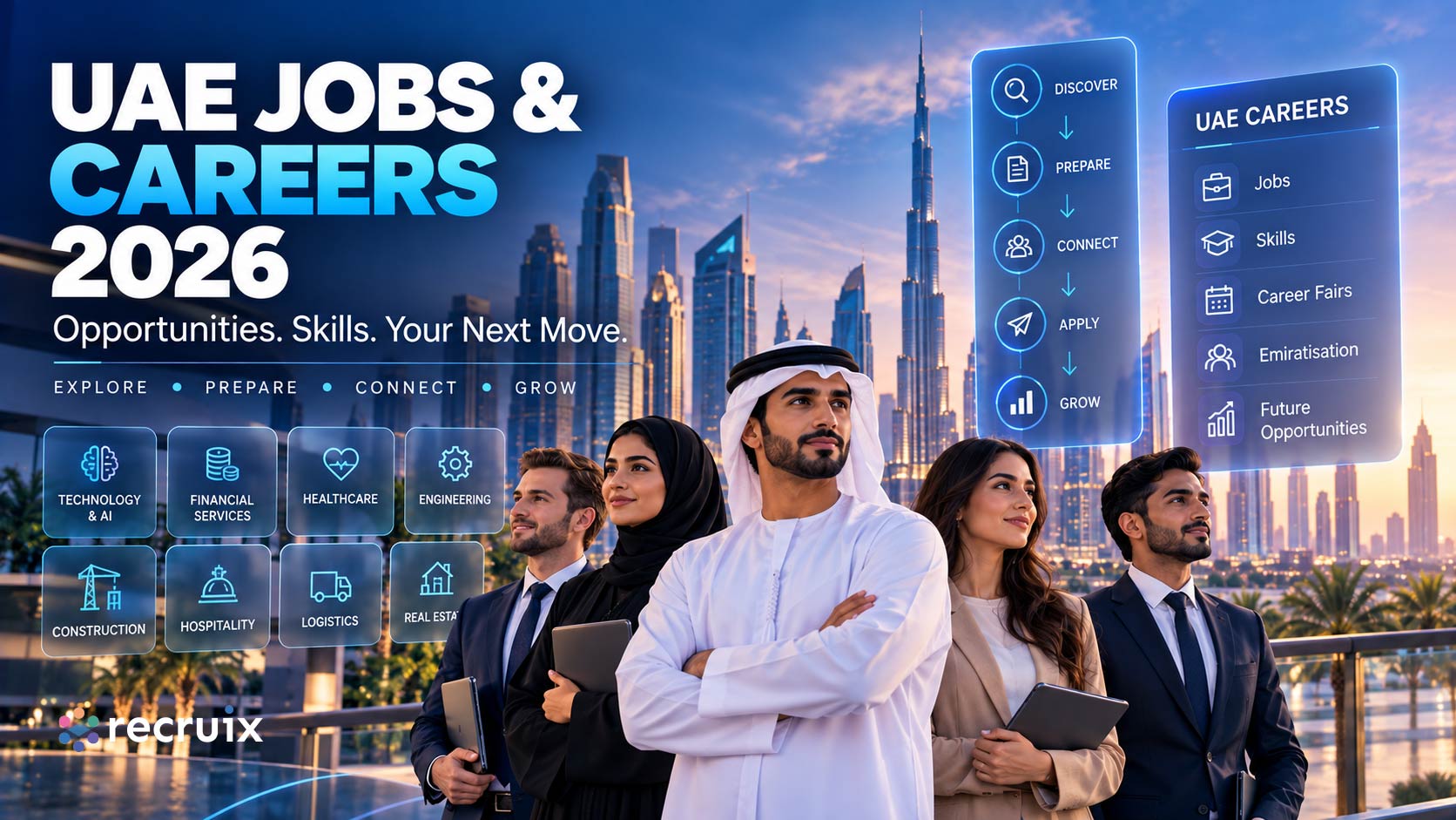 UAE Jobs & Careers in 2026: In-Demand Roles, Skills, Job Search & Emiratisation